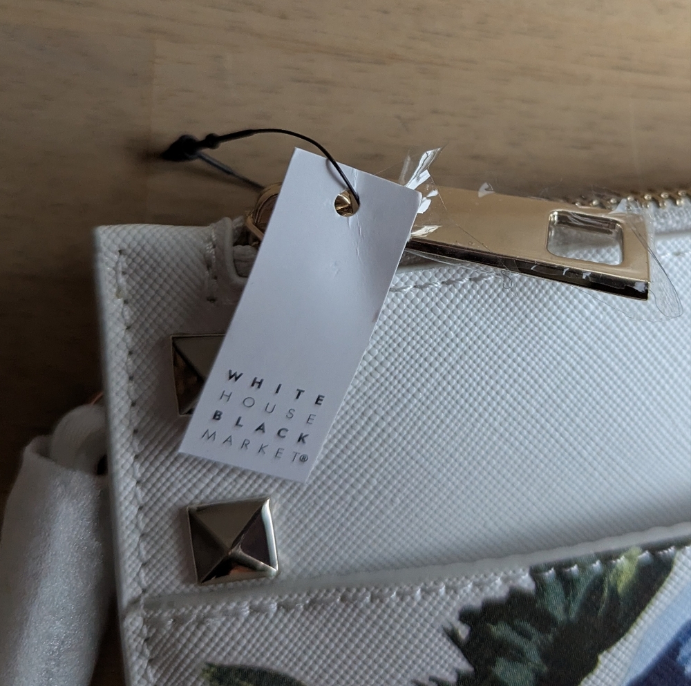 White House Black‎ Market Floral Clutch - Picture 4 of 8
